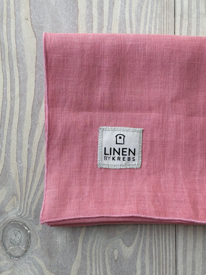 Tørklæde Hør, Old Rose - Linen by Krebs