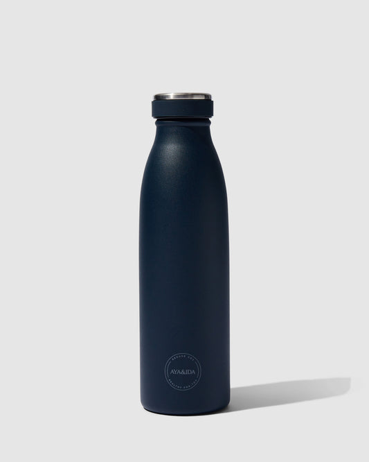 Drikkeflaske 500 ml, Navy Blue - AYA&IDA